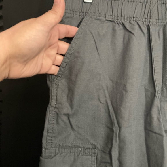 The Children's Place Gray boys Shorts Adjustable Size 14 and Adidas tshirt Sz 14 - Picture 3 of 11